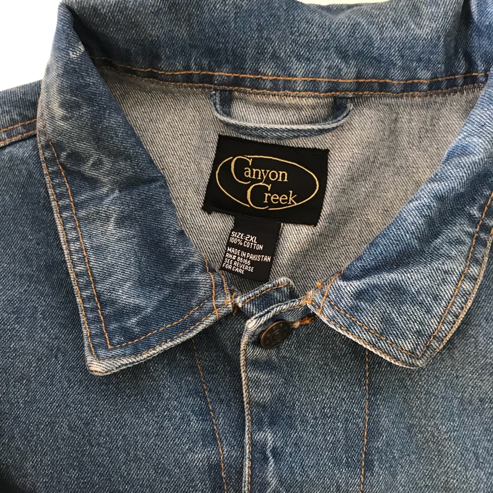 Mens Canyon Creek Denim Jacket. - Picture 6 of 8